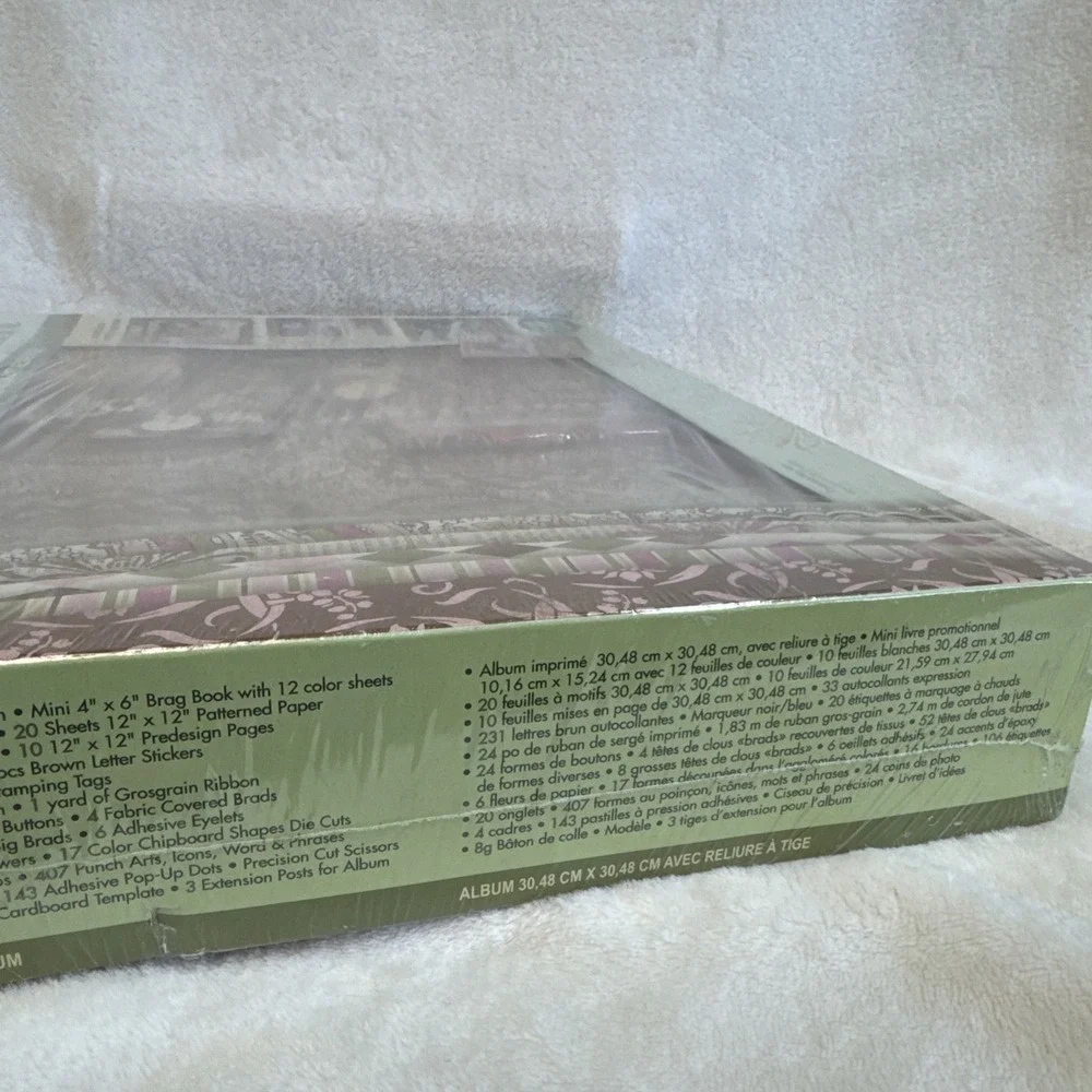 The Complete Scrapbook‎ Kit 12x12 Post Bound Album Over 1200 Pieces New
